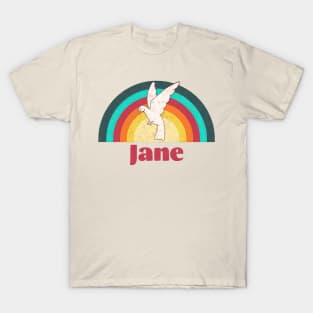 Jane- Vintage Faded Style T-Shirt